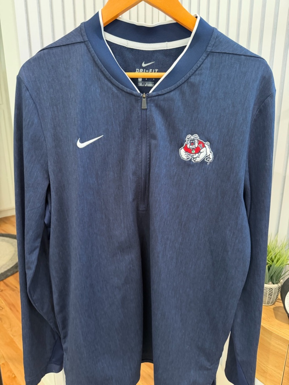 Fresno State Nike Dri-FIT Quarter-Zip Performance Jacket